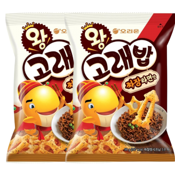 오리온) 왕고래밥 짜장라면맛 56g, 2개