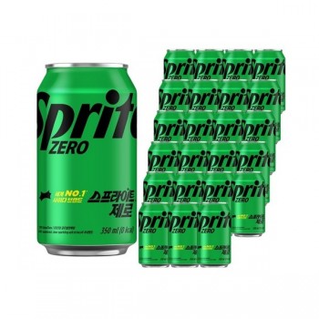 스프라이트 제로 사이다 350ml 24개