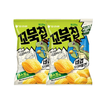 오리온) 꼬북칩 콘스프맛 120g, 2개