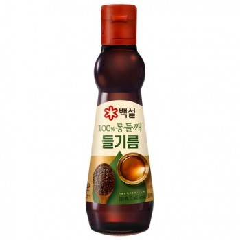 백설) 100% 통들깨 들기름 320ml 1개