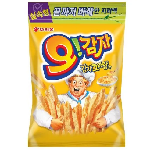 오리온) 오감자 그라탕 지퍼백 202g, 1개