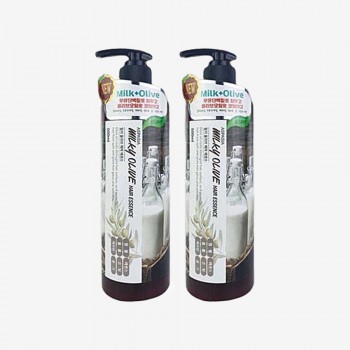 [아스파시아] 대용량 밀키 올리브 헤어에센스 500mL