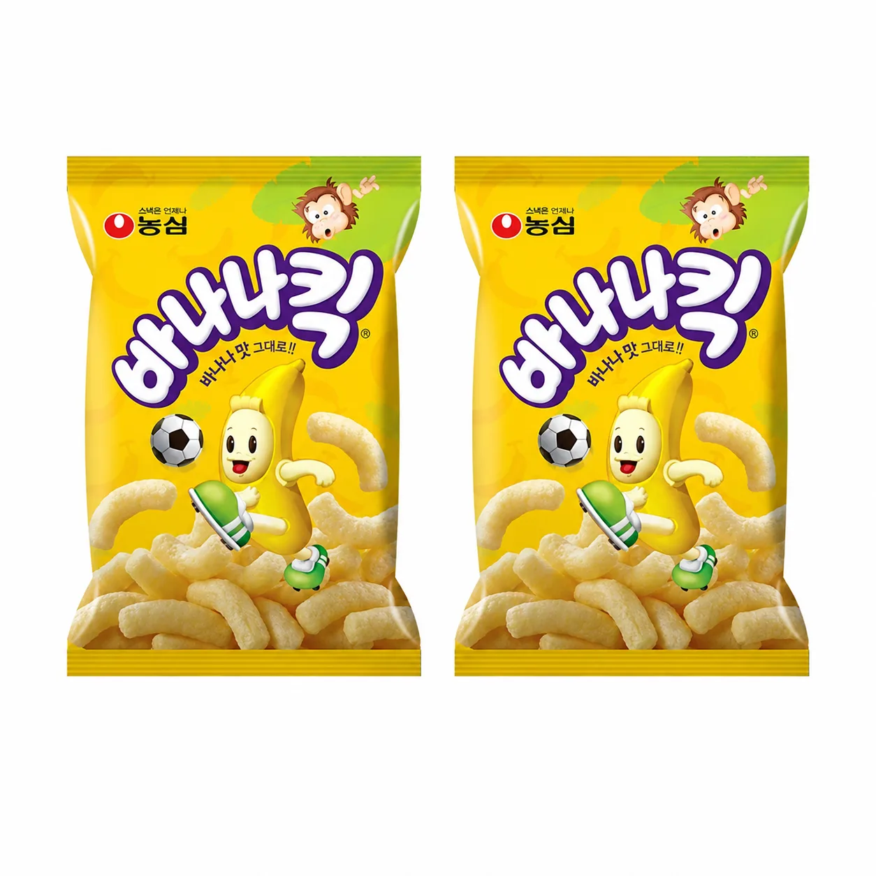 농심 바나나킥75g 2개