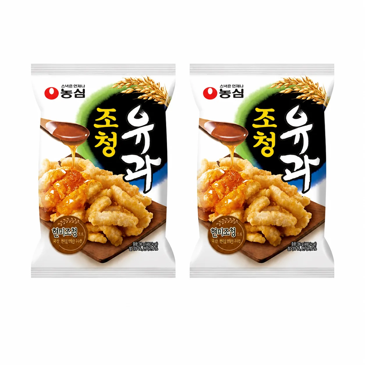 농심 조청유과96g 2개