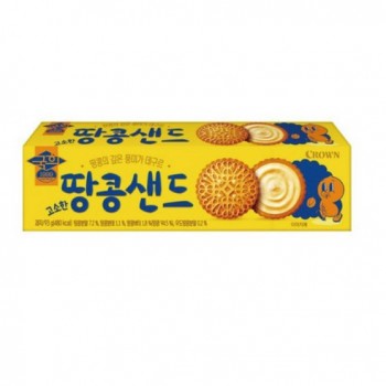 크라운 고소한 땅콩샌드 93g