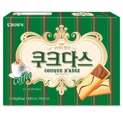 크라운 쿠크다스 커피 128g