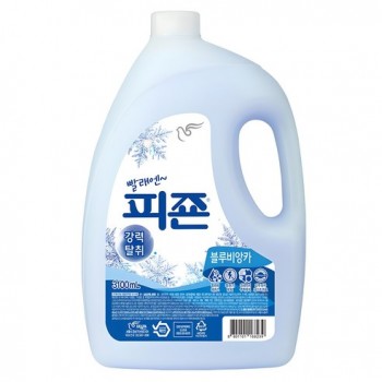 피죤 레귤러 섬유유연제 블루비앙카 본품, 3.1L