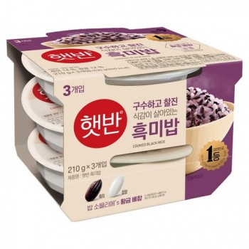 햇반 흑미밥, 210g