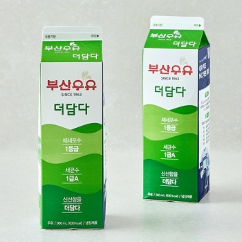 부산우유 더담다 900ML 2개