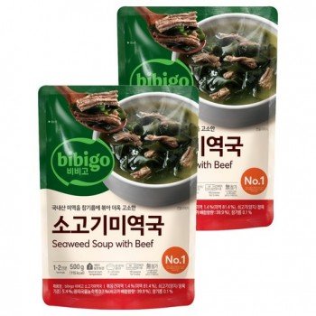 비비고 소고기 미역국 500g