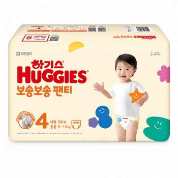하기스 4단계, 보송보송 팬티형 기저귀 공용,