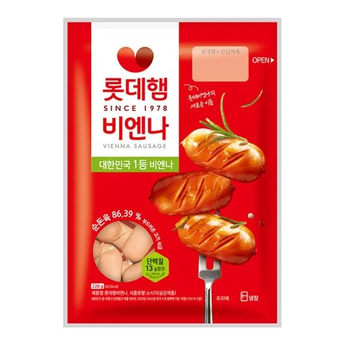 롯데푸드 비엔나 220g, 1개