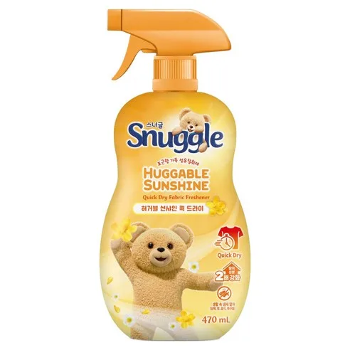스너글 허거블 선샤인 퀵 드라이 섬유탈취제 본품, 470ml,