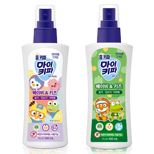 홈키파 마이키파 베이비 앤 키즈 미스트, 100ml, 2개