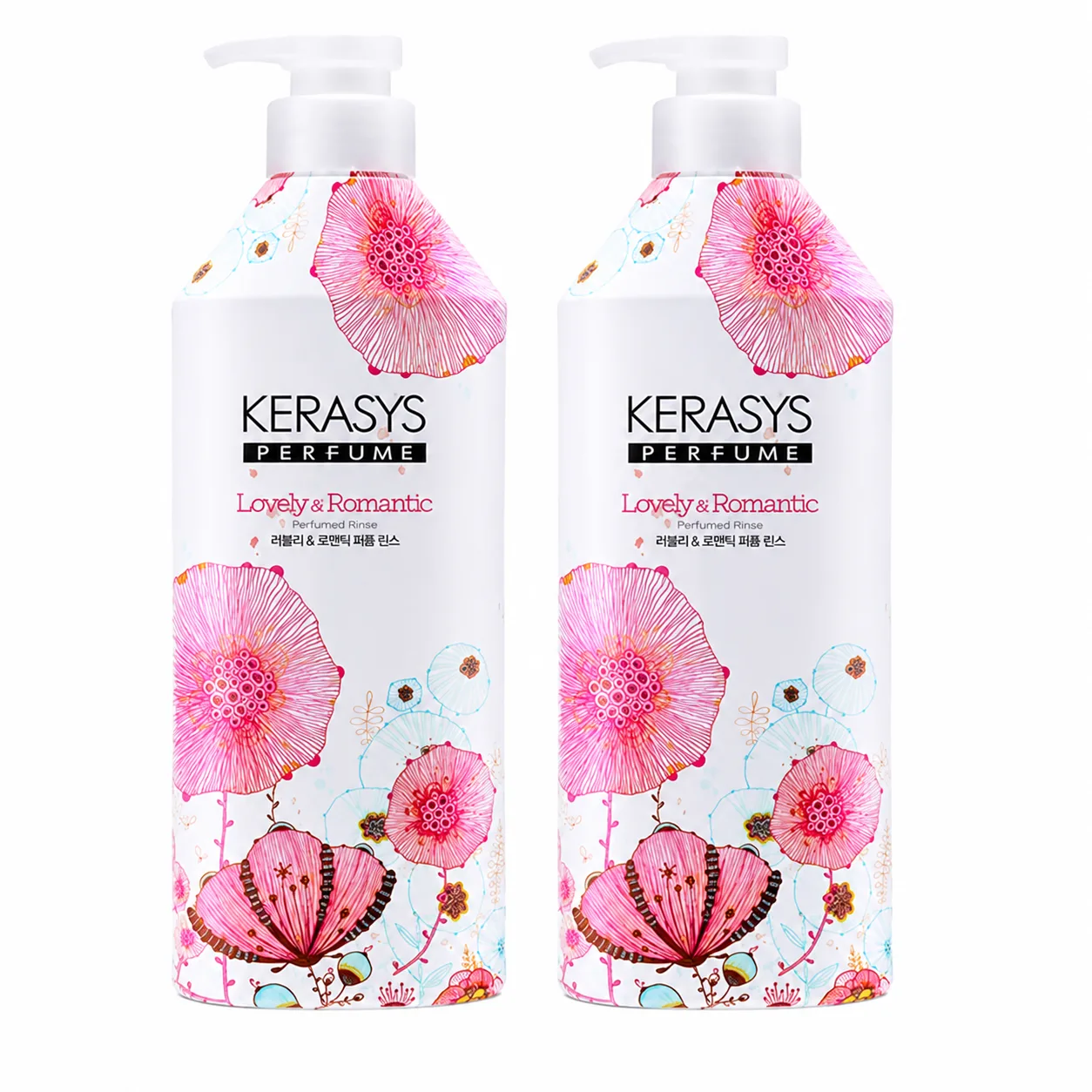 케라시스 퍼퓸 린스 러블리 앤 로맨틱, 980ml, 2개