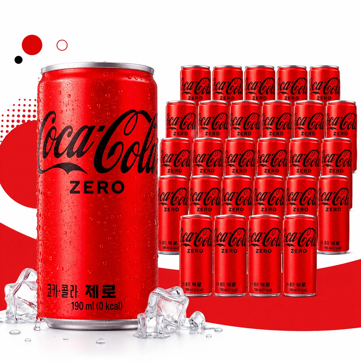 코카콜라 제로, 250ml, 30개