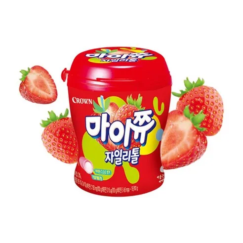 크라운 마이쮸 자일리톨 딸기 110g, 2개
