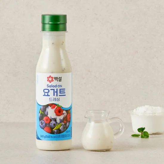 백설 요거트 드레싱 245g