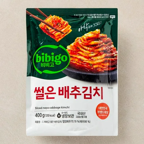 비비고) 썰은배추김치, 400g