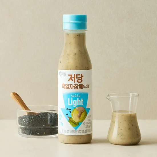 백설 저당 흑임자참깨 드레싱 245g