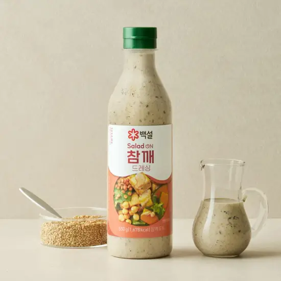 백설 참깨 드레싱 550g