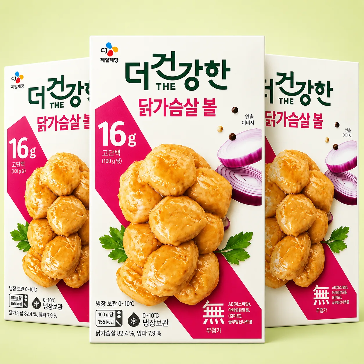 더건강한 닭가슴살 샐러드톡톡, 96g, 3개
