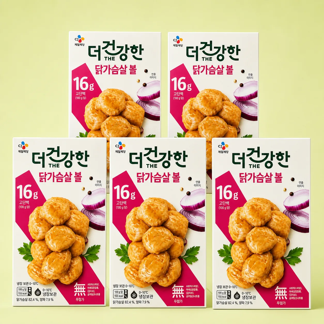 더건강한 닭가슴살 샐러드톡톡, 96g, 5개