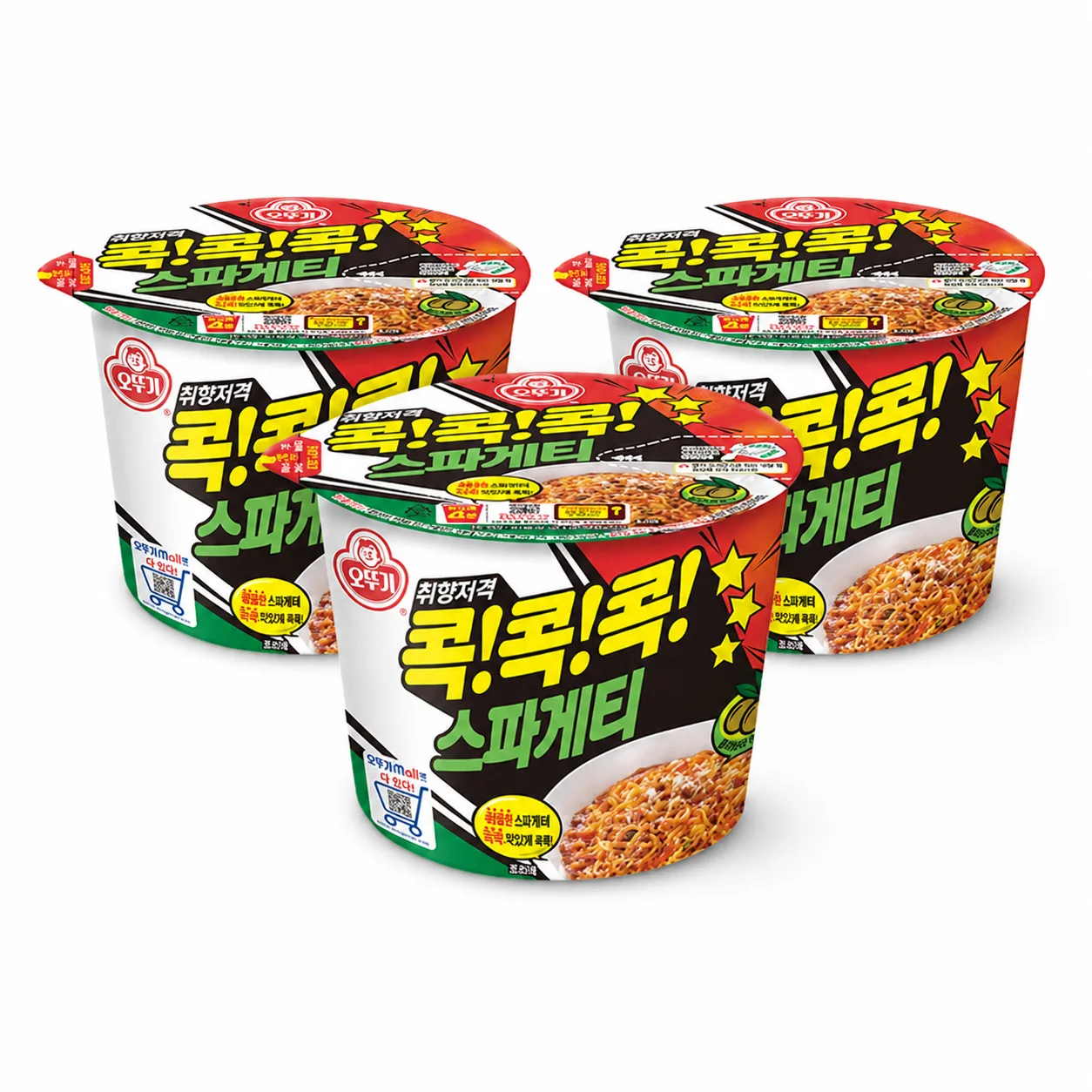 오뚜기 콕콕콕 스파게티, 120g, 3개