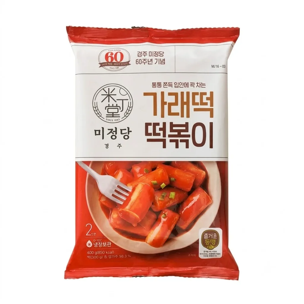 미정당 가래떡 떡볶이 400g, 1개