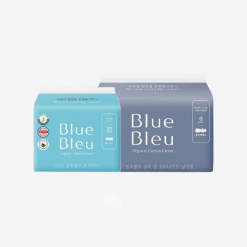 [블루블루] 유기농 순면커버 롱 팬티라이너 슈퍼롱 오버나이트 세트