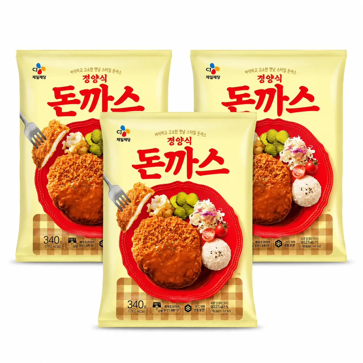 CJ 경양식 돈까스 340g, 3개