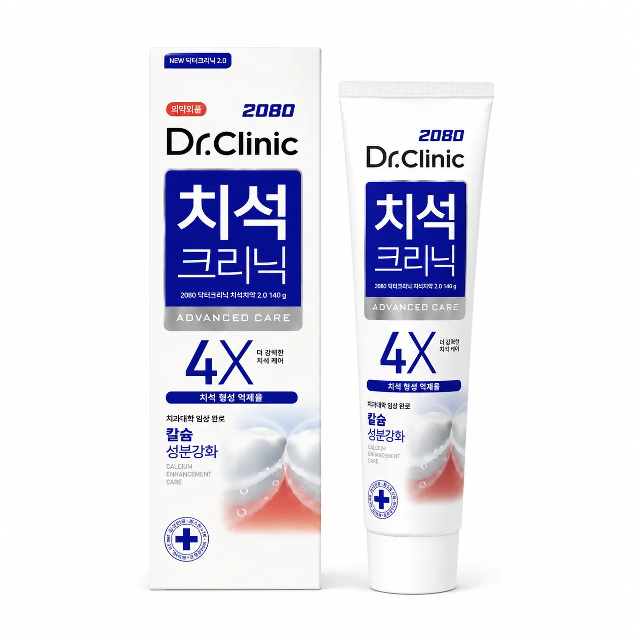2080 닥터크리닉 치석치약 투, 120g, 1개