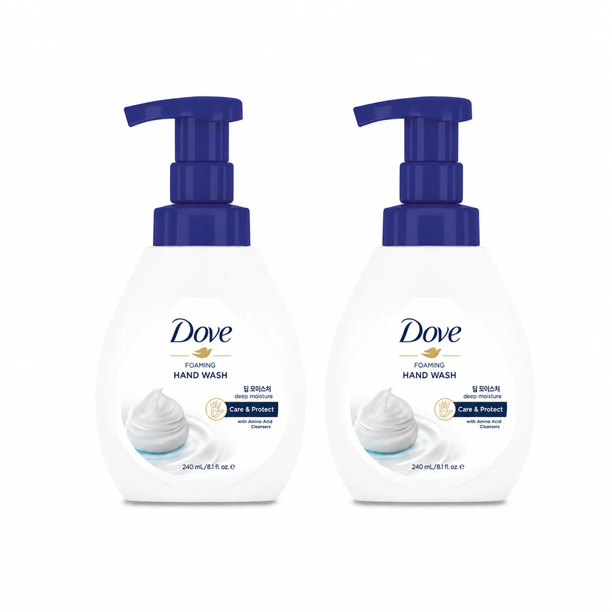 도브 포밍 핸드워시 딥 모이스처, 240ml, 2개