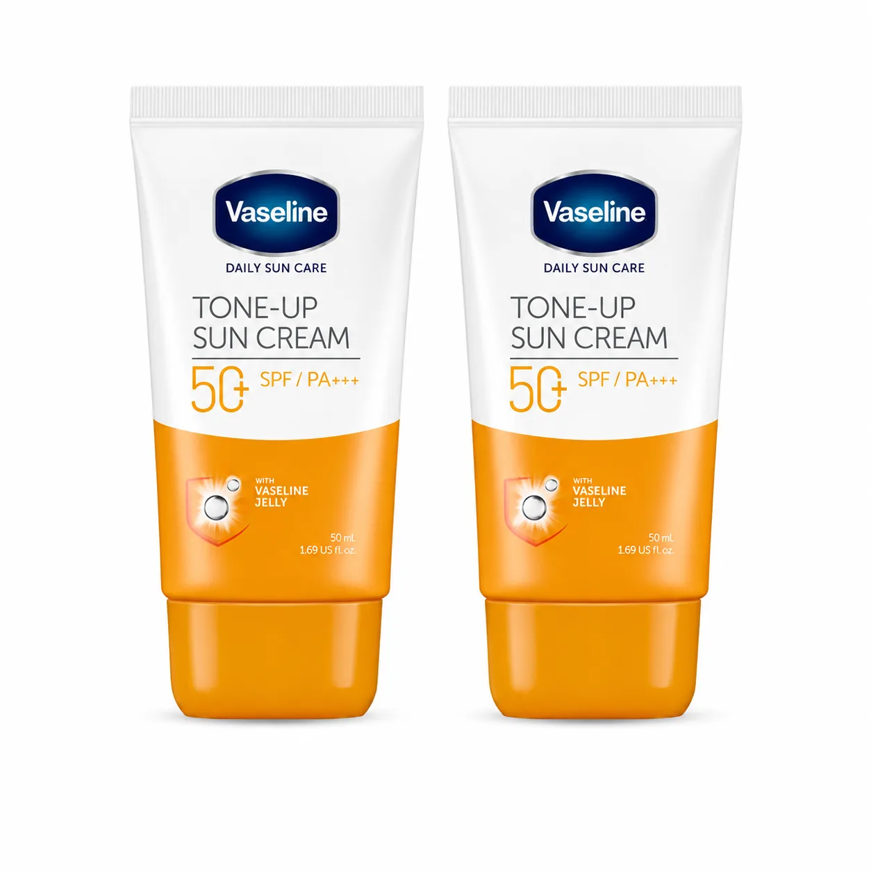 바세린 톤 업 선크림 SPF50 PA+++, 50ml, 2개