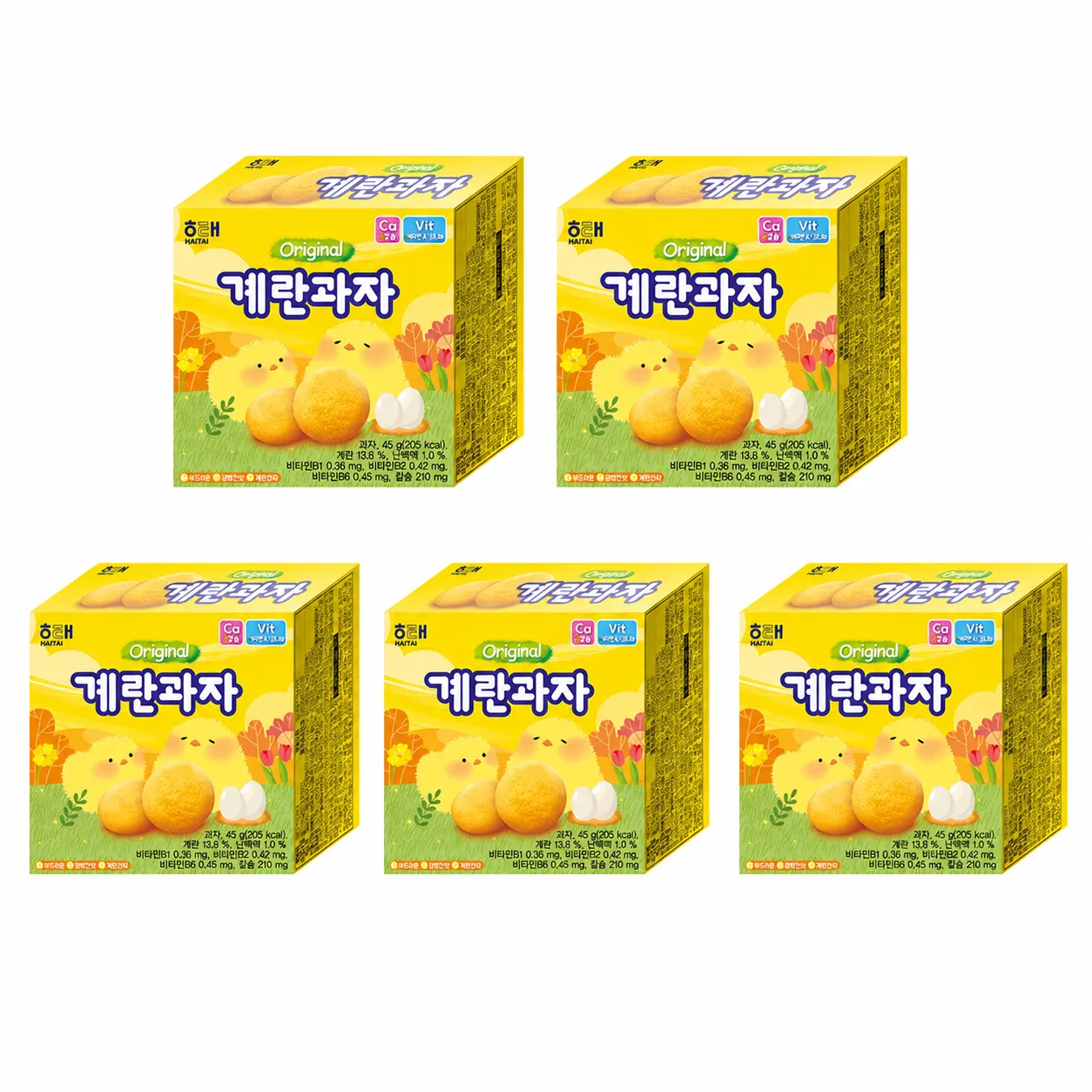해태 계란과자 45g, 5개