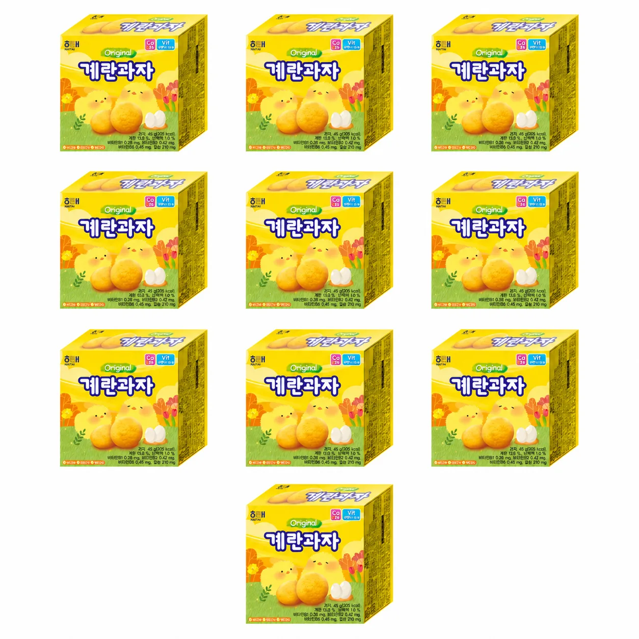 해태 계란과자 45g, 10개