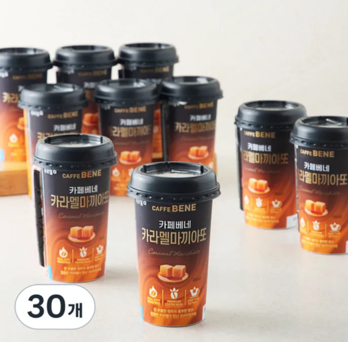카페베네 카라멜 마끼아또, 200ml x30