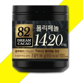 롯데 드림카카오 82% 86g
